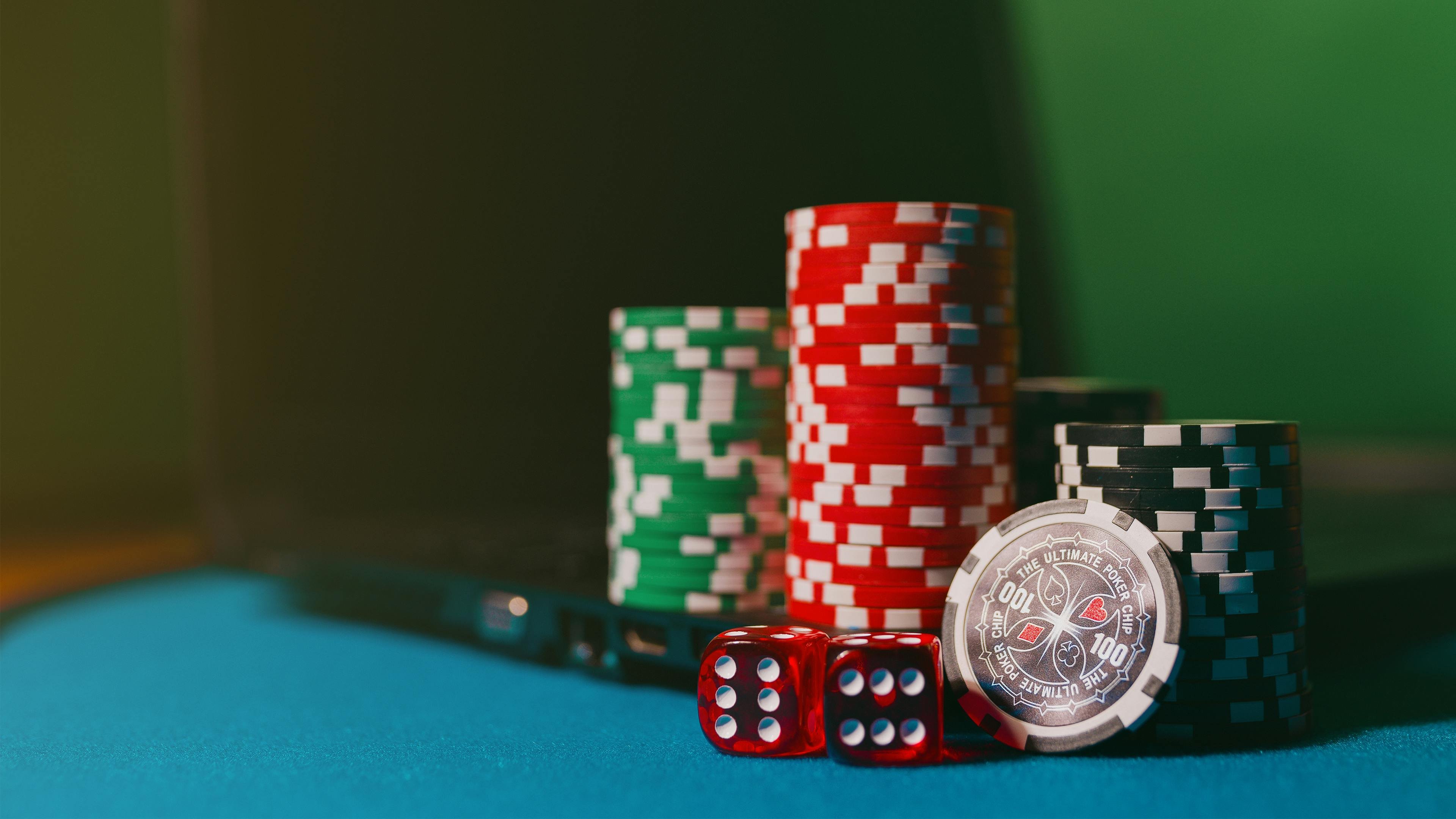 Live roulette wheel and dealer in multi-camera studio